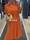 Vestido estilo camisero naranja y strass Lola Casademunt - Imagen 2