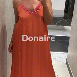 Vestido estilo lencero manchas animal print flúor Lola Casademunt - Imagen 1