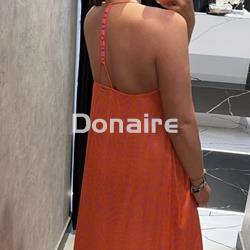 Vestido estilo lencero manchas animal print flúor Lola Casademunt - Imagen 2