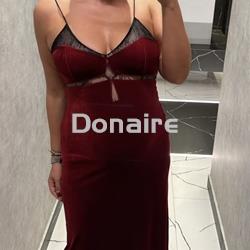 Vestido estilo lencero terciopelo granate Koralline - Imagen 2