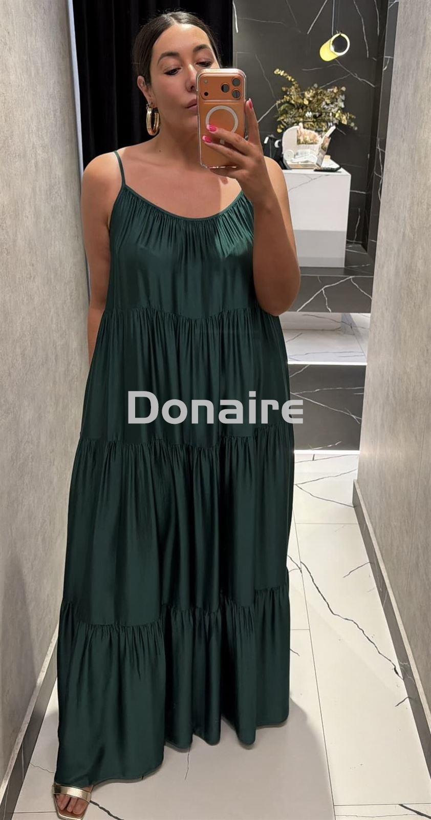 Vestido estilo lencero vuelo BSB - Imagen 1