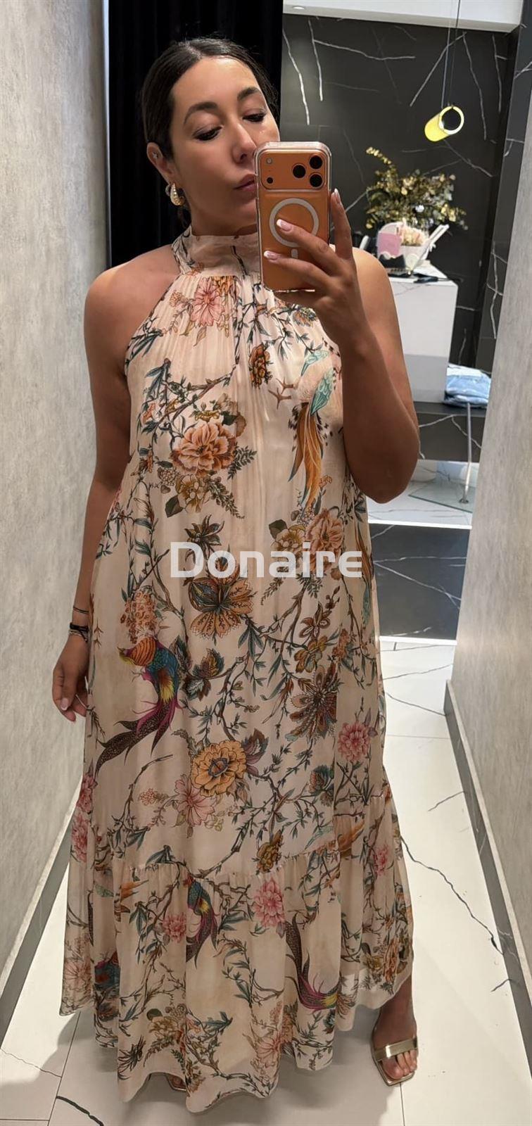 Vestido gasa escote halter Dixie - Imagen 2