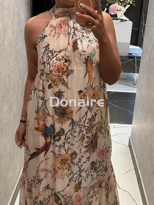 Vestido gasa escote halter Dixie - Imagen 2