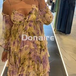 Vestido gasa print floral Dixie - Imagen 1