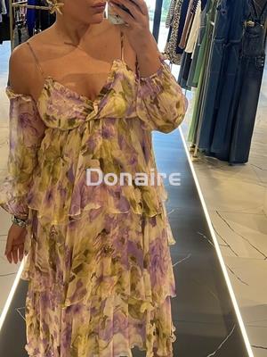 Vestido gasa print floral Dixie - Imagen 1