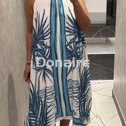 Vestido halter estilo pañuelo Lez a Lez - Imagen 2