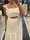 Vestido largo blanco cur out NKN - Imagen 2