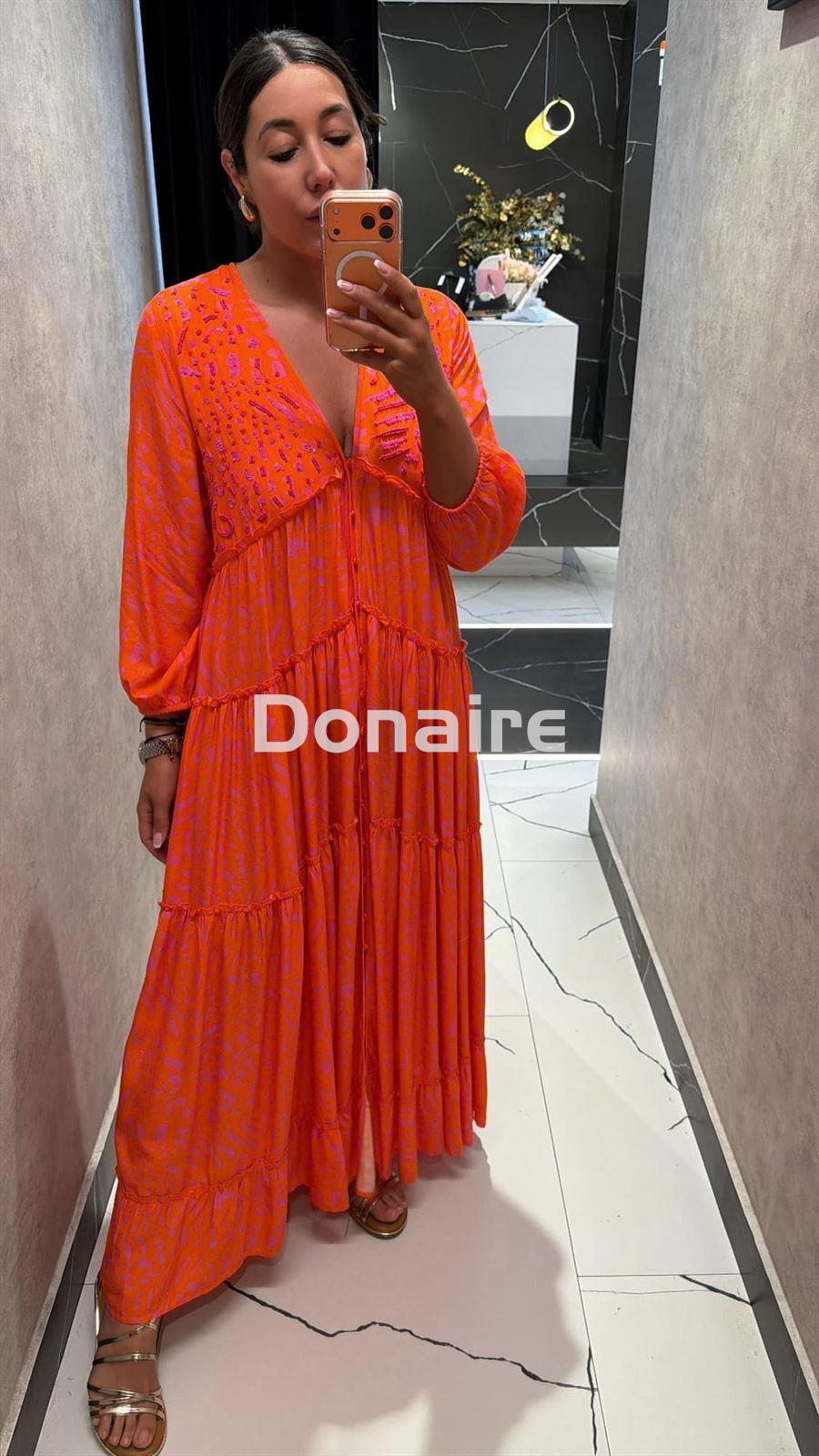 Vestido largo con vuelo Lola Casademunt - Imagen 1