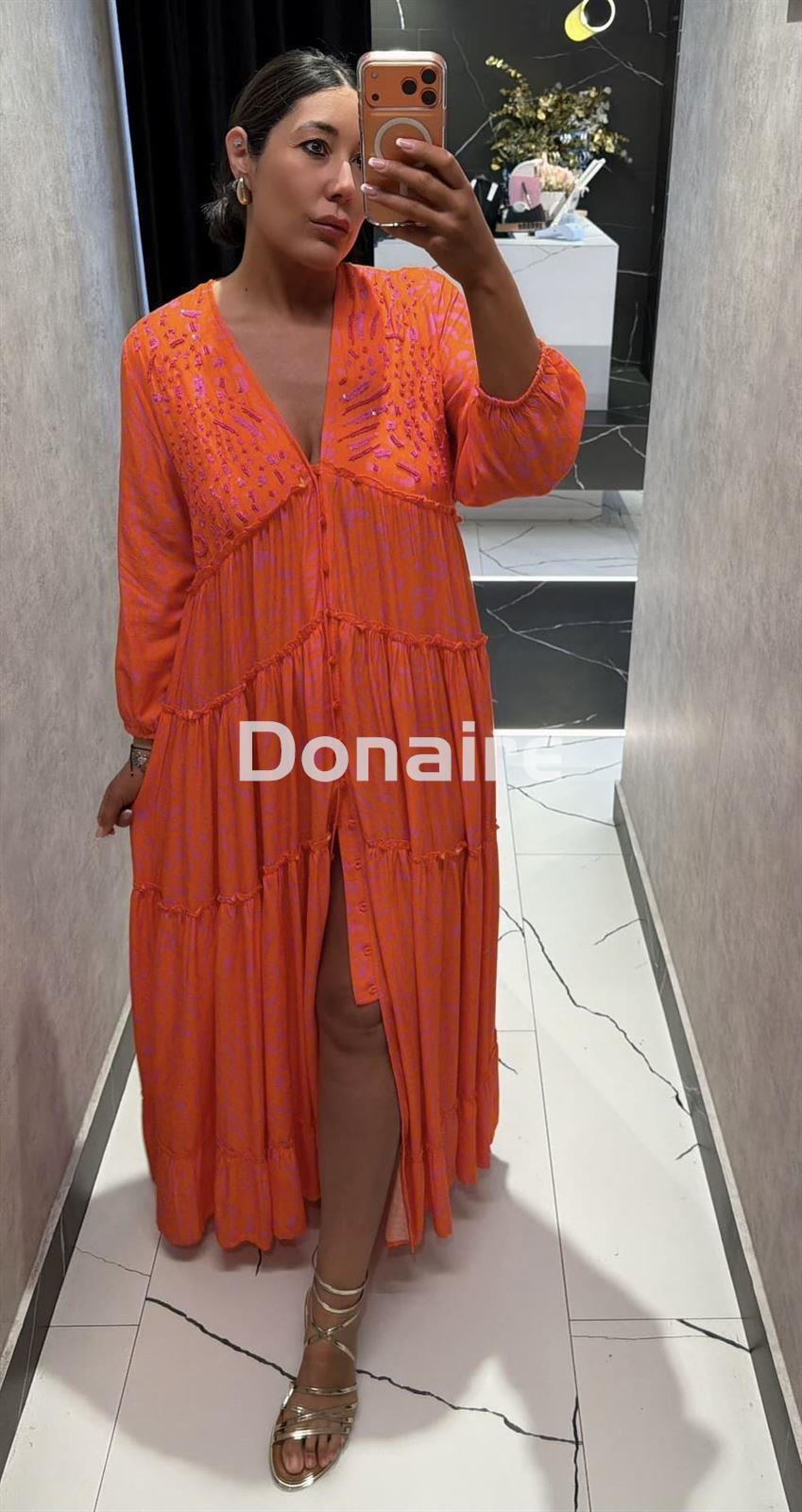 Vestido largo con vuelo Lola Casademunt - Imagen 2