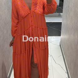 Vestido largo con vuelo Lola Casademunt - Imagen 2