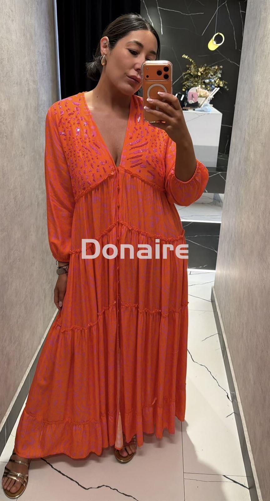 Vestido largo con vuelo Lola Casademunt - Imagen 3