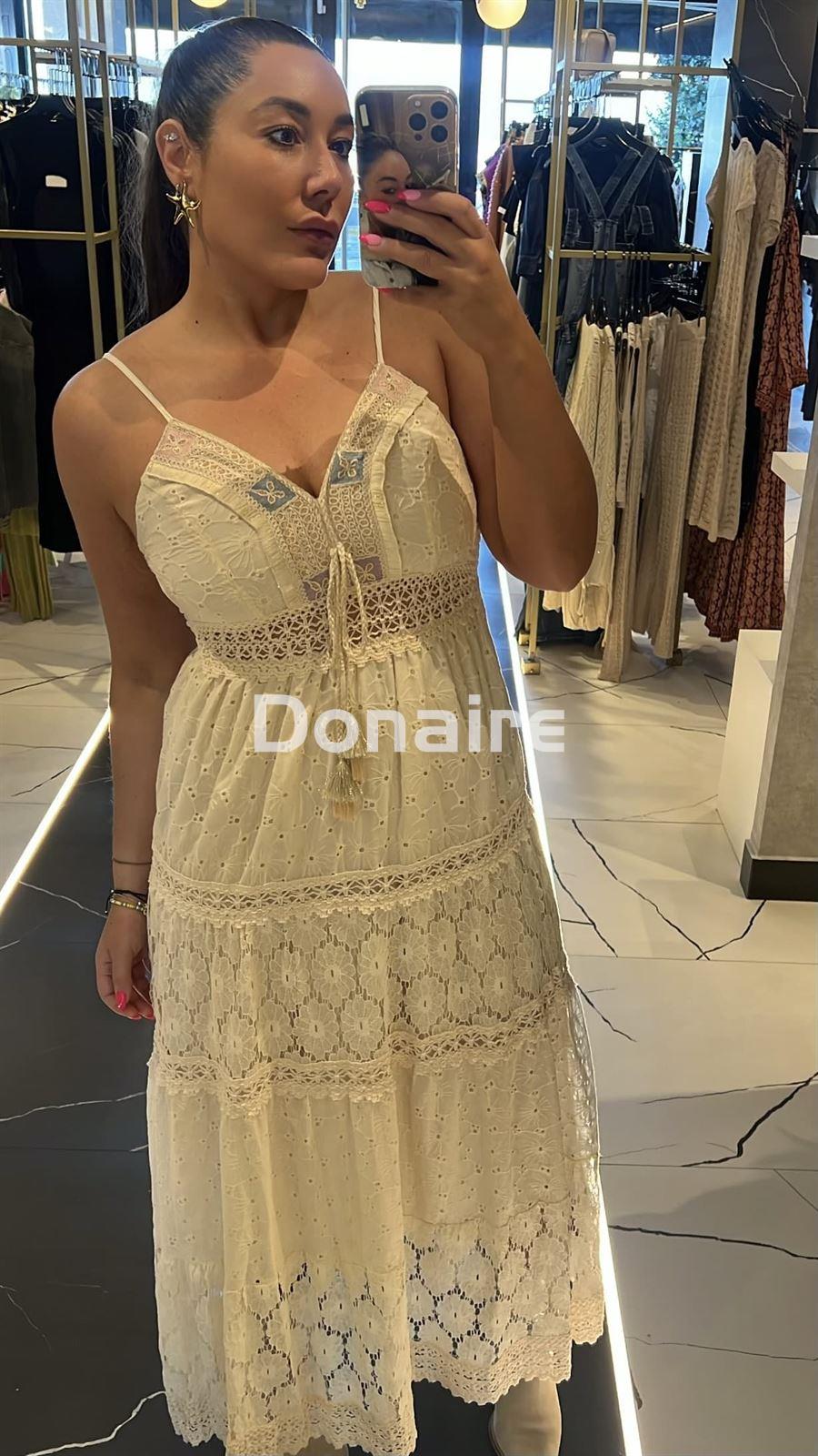Vestido largo crochet NKN - Imagen 2