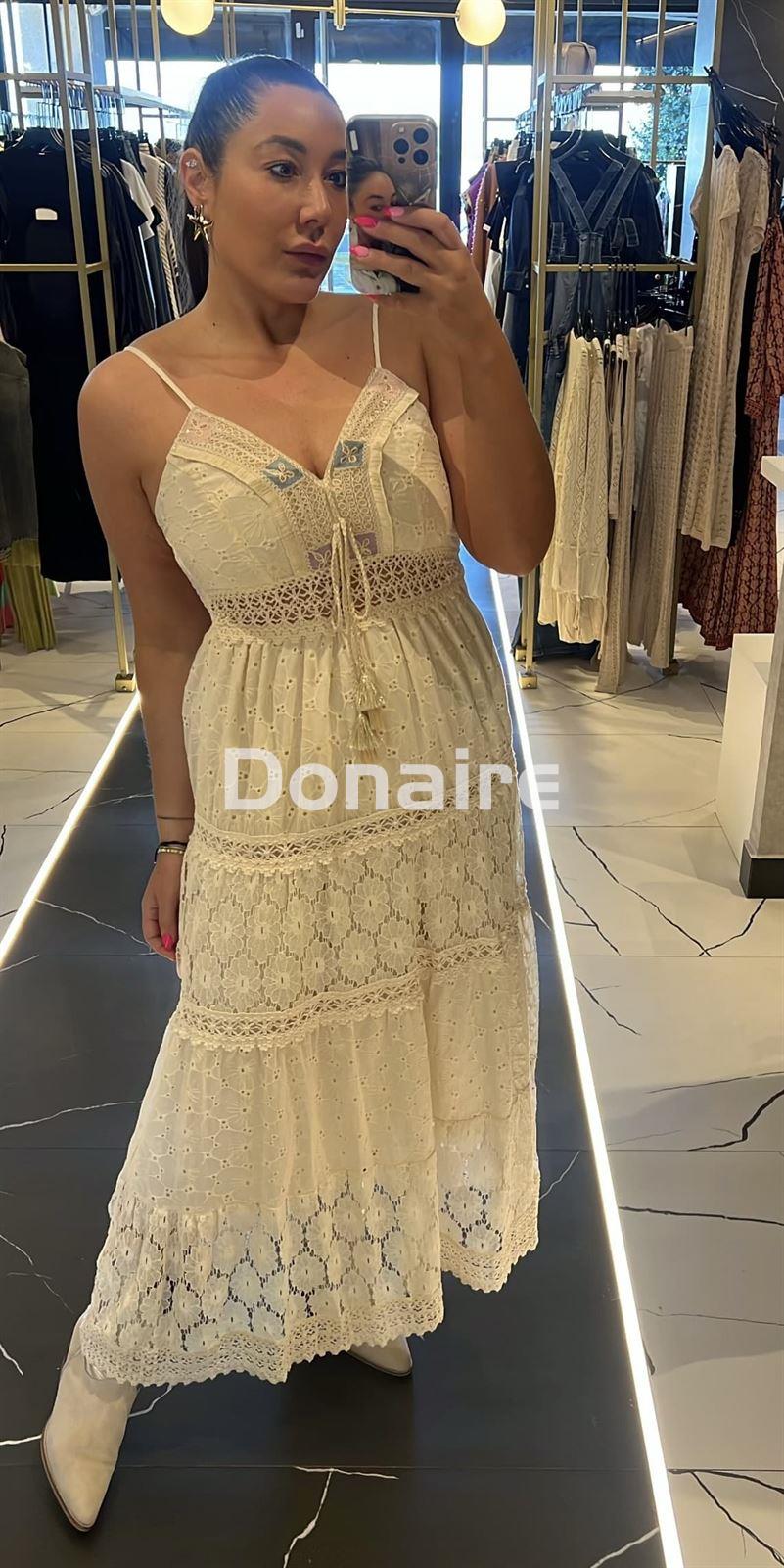 Vestido largo crochet NKN - Imagen 3