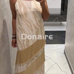 Vestido largo detalle flecos Lez a Lez - Imagen 2