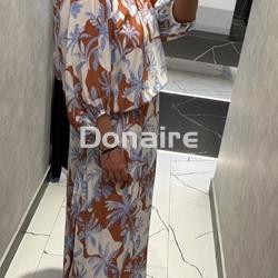 Vestido largo efecto blusa y falda Lez a Lez - Imagen 2