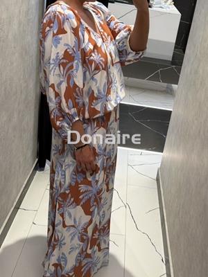 Vestido largo efecto blusa y falda Lez a Lez - Imagen 2