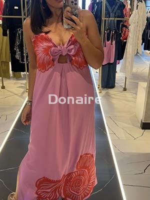 Vestido largo flor L’CECCI - Imagen 1