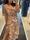 Vestido largo gasa print serpiente Phard - Imagen 1