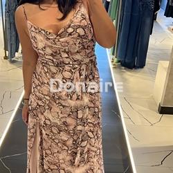 Vestido largo gasa print serpiente Phard - Imagen 2