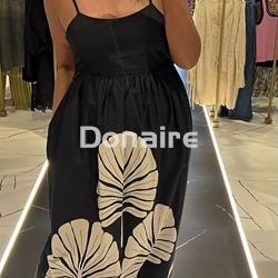 Vestido largo hojas Dixie - Imagen 1