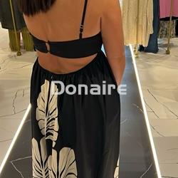 Vestido largo hojas Dixie - Imagen 2