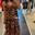 Vestido largo tirantes cebra bicolor Lola Casademunt - Imagen 2