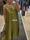 Vestido largo verde Dixie - Imagen 1