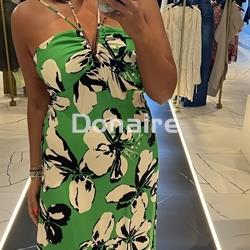 Vestido largo verde Lez a Lez - Imagen 1
