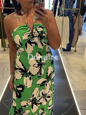 Vestido largo verde Lez a Lez - Imagen 1