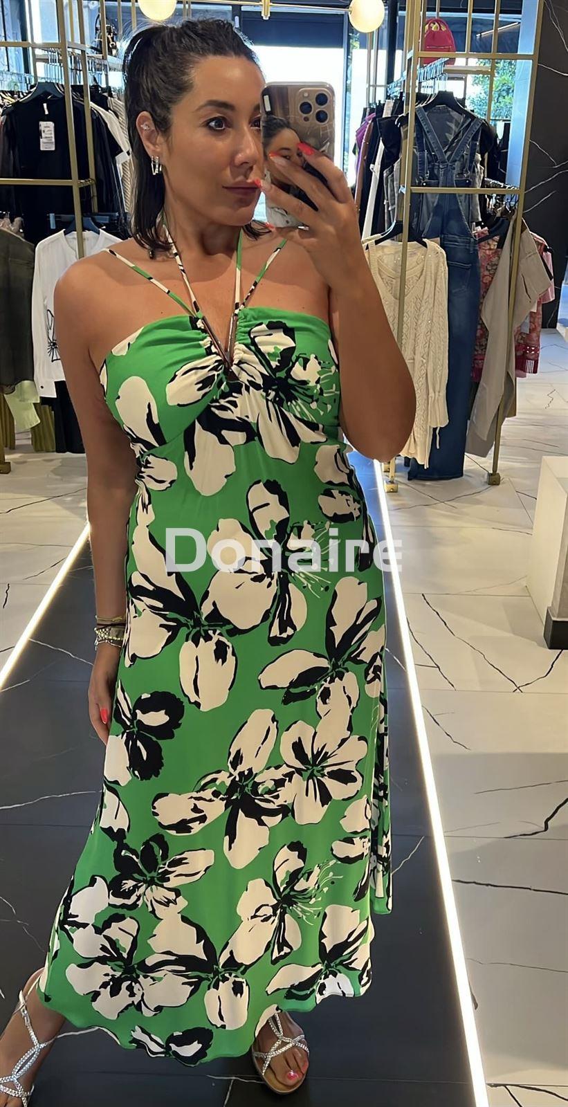 Vestido largo verde Lez a Lez - Imagen 2