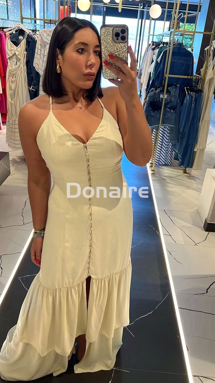 Vestido largo volantes Lez a Lez - Imagen 4
