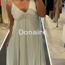 Vestido lencero aguamarina Dixie - Imagen 1