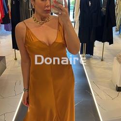 Vestido lencero cobre Souvenir - Imagen 2