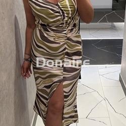 Vestido lencero drapeado Koralline - Imagen 2