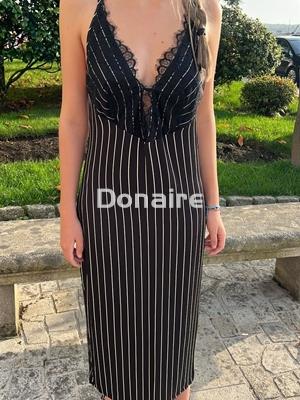 Vestido lencero raya diplomática Open - Imagen 1