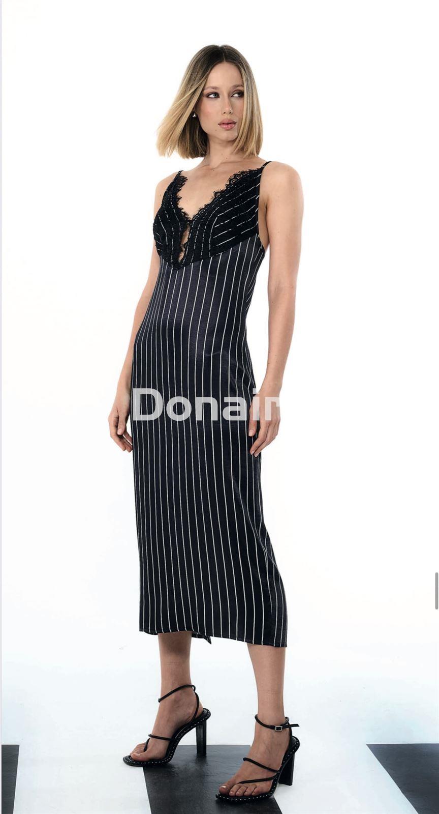 Vestido lencero raya diplomática Open - Imagen 5