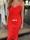 Vestido lencero rojo coral Koralline - Imagen 1