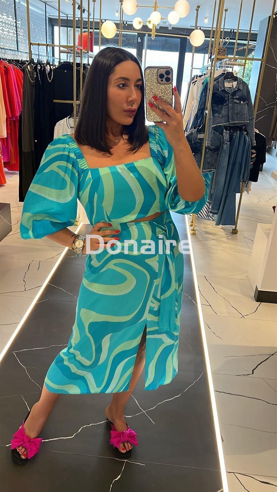 Vestido Lez a Lez cut out efecto 2 piezas - Imagen 1