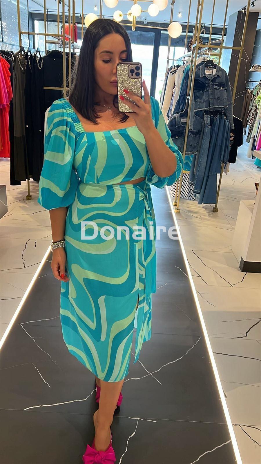 Vestido Lez a Lez cut out efecto 2 piezas - Imagen 2