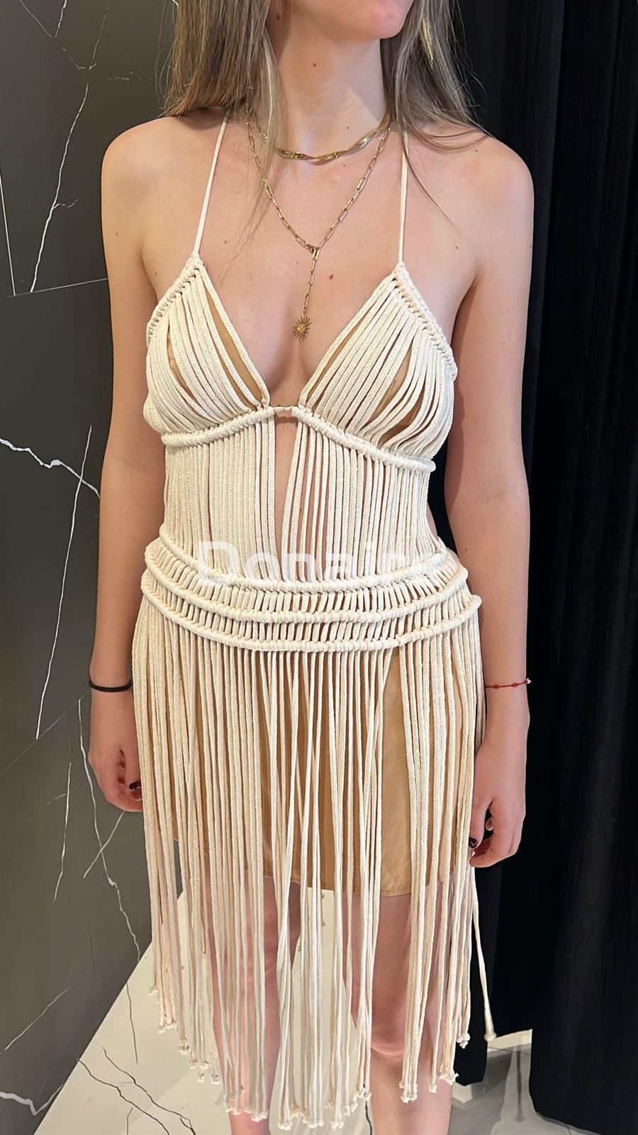 Vestido Macramé Open - Imagen 1