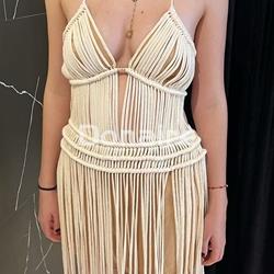 Vestido Macramé Open - Imagen 1