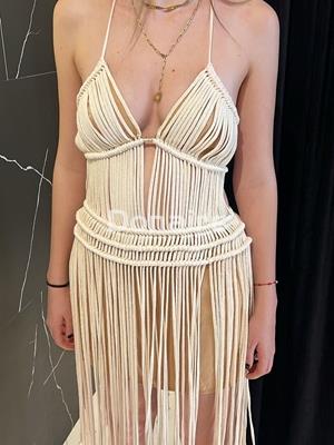 Vestido Macramé Open - Imagen 1