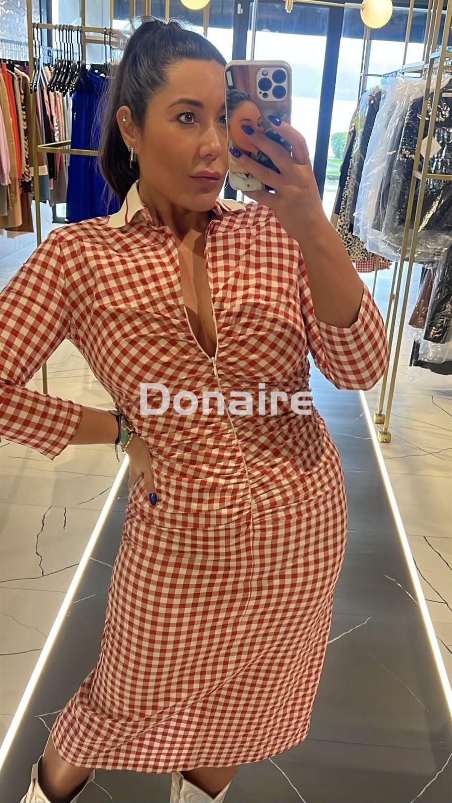 Vestido midi vichy Dixie - Imagen 2