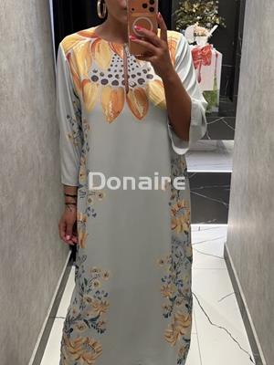 Vestido mint largo print floral Lez a Lez - Imagen 2
