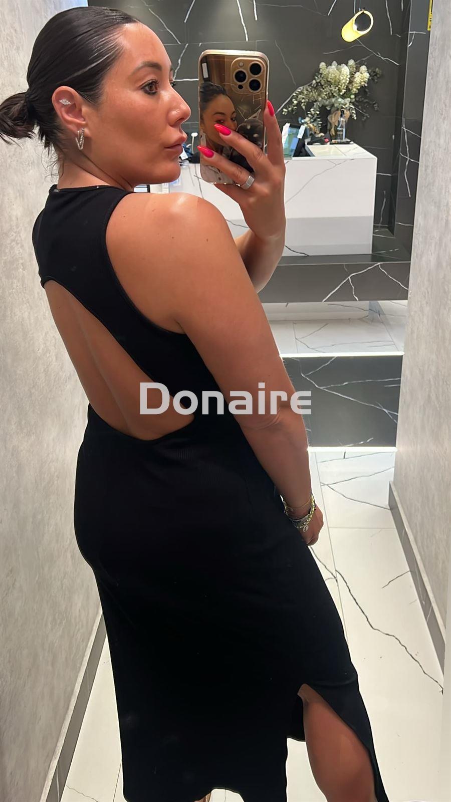 Vestido negro algodón de canalé Lez a Lez - Imagen 2