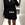 Vestido negro cuello smoking Koralline - Imagen 1