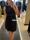 Vestido negro de punto Goa Goa - Imagen 1