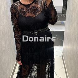Vestido negro encaje Dixie - Imagen 1