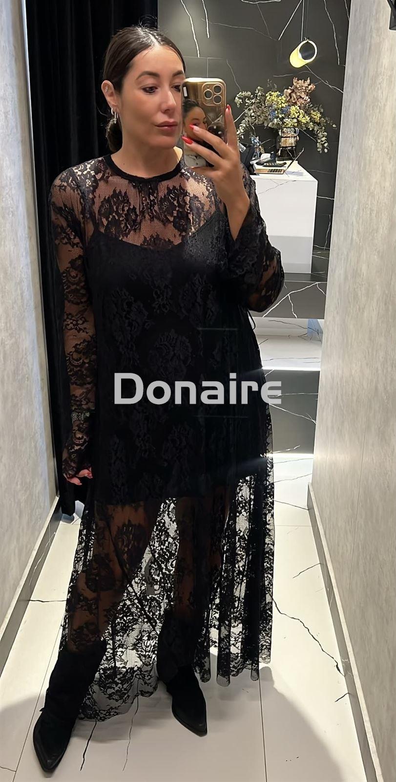 Vestido negro encaje Dixie - Imagen 4