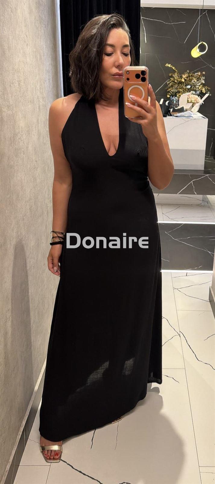 Vestido negro largo Lez a Lez - Imagen 2